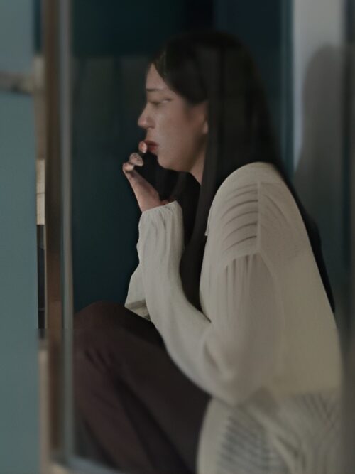 Chae Soo-Bin When The Phone Rings 2025 Hong Hui-joo’s White Knit Cardigan