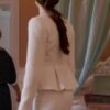 The Royal We Mallory Jansen White Tweed Blazer - Image 4