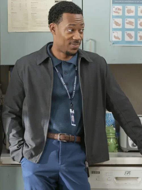 Tyler James Williams TV Series Abbott Elementary 2025 Gregory Eddie Grey Cotton Jacket