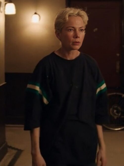 Dying for Sex Michelle Williams Striped T-Shirt