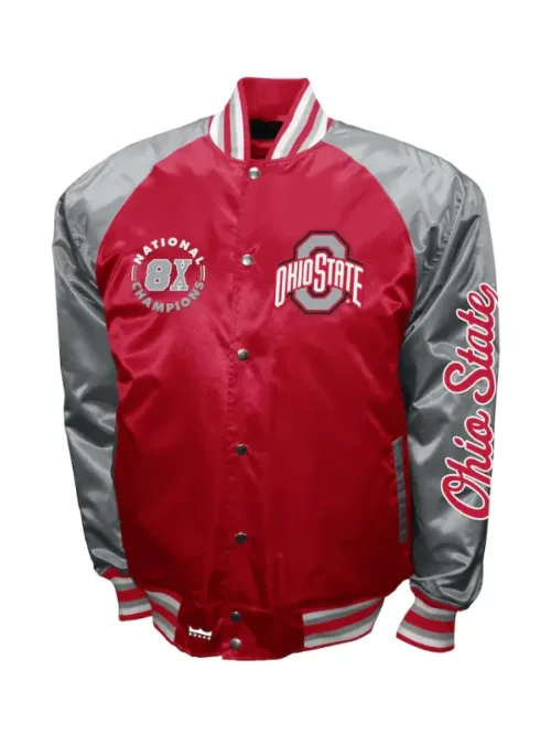 NCCA Ohio State Buckeyes Bomber Jacket designed for fans of Ohio State University.